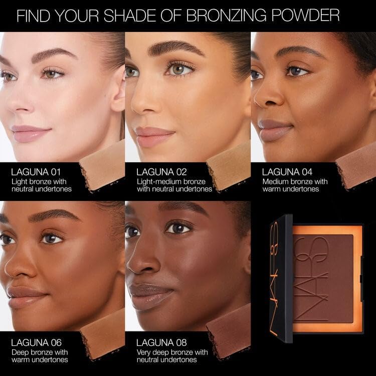 NARS Laguna soft glow finish provides a silky, long-wearing warmth.