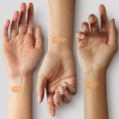 NARS Light Reflecting Foundation natural finish close-up highlights breathable look.