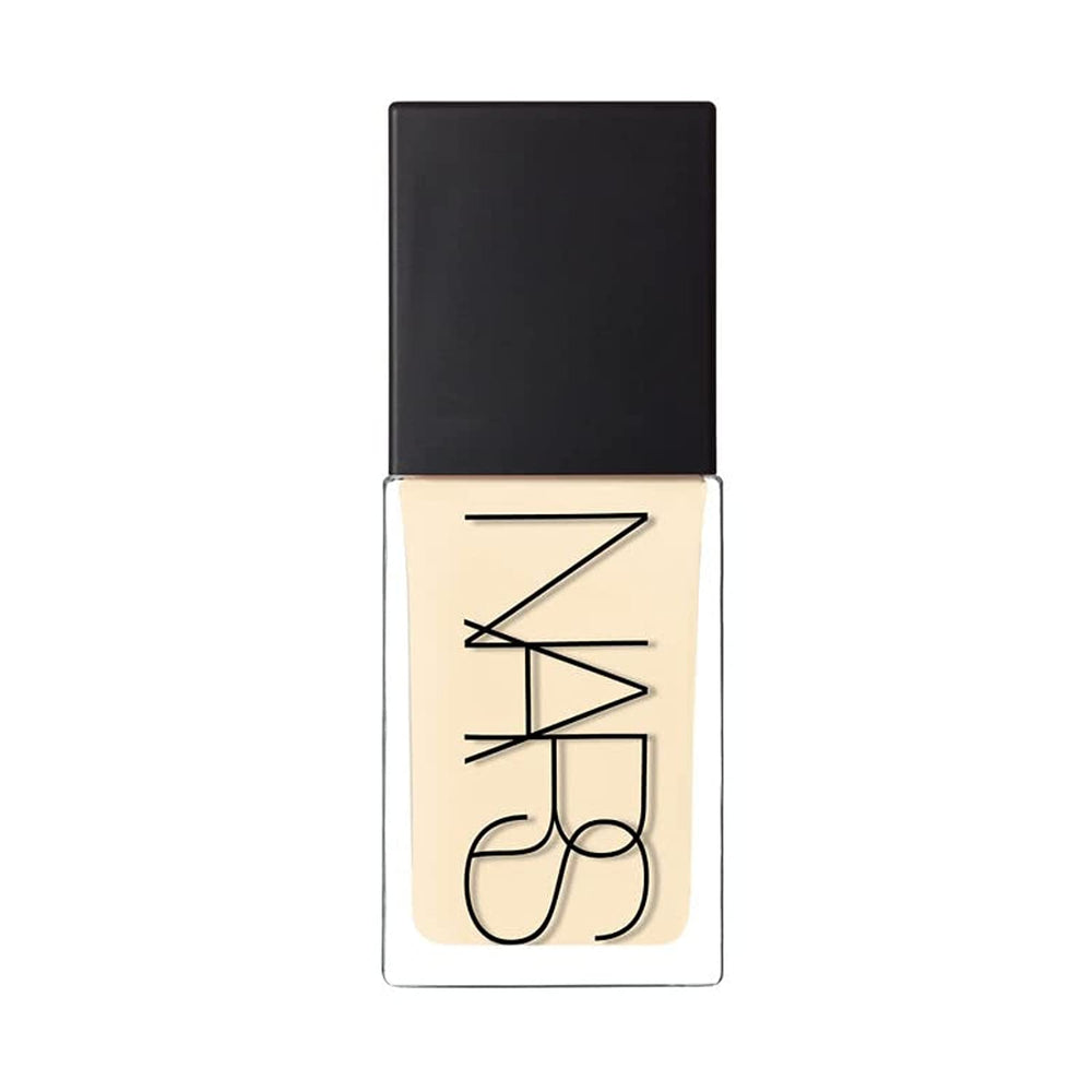 NARS Light Reflecting Foundation Siberia 0 bottle shows creamy texture and natural finish.