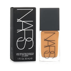 NARS Light Reflecting Foundation texture swatch shows smooth skin and blur.