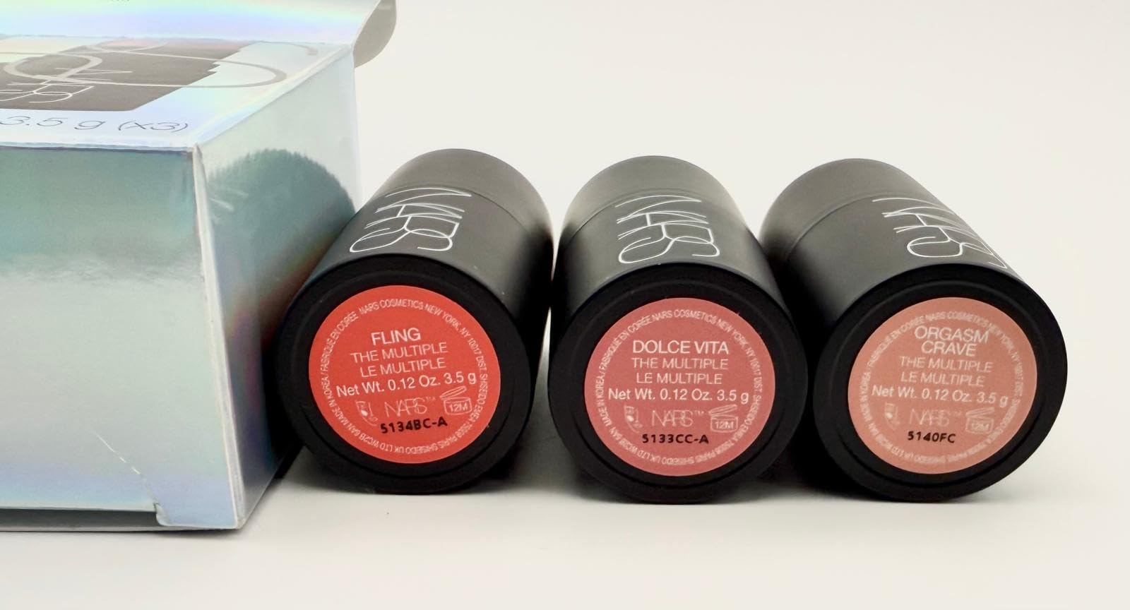 NARS Dolce Vita mini stick close-up for rosy lips with creamy blend