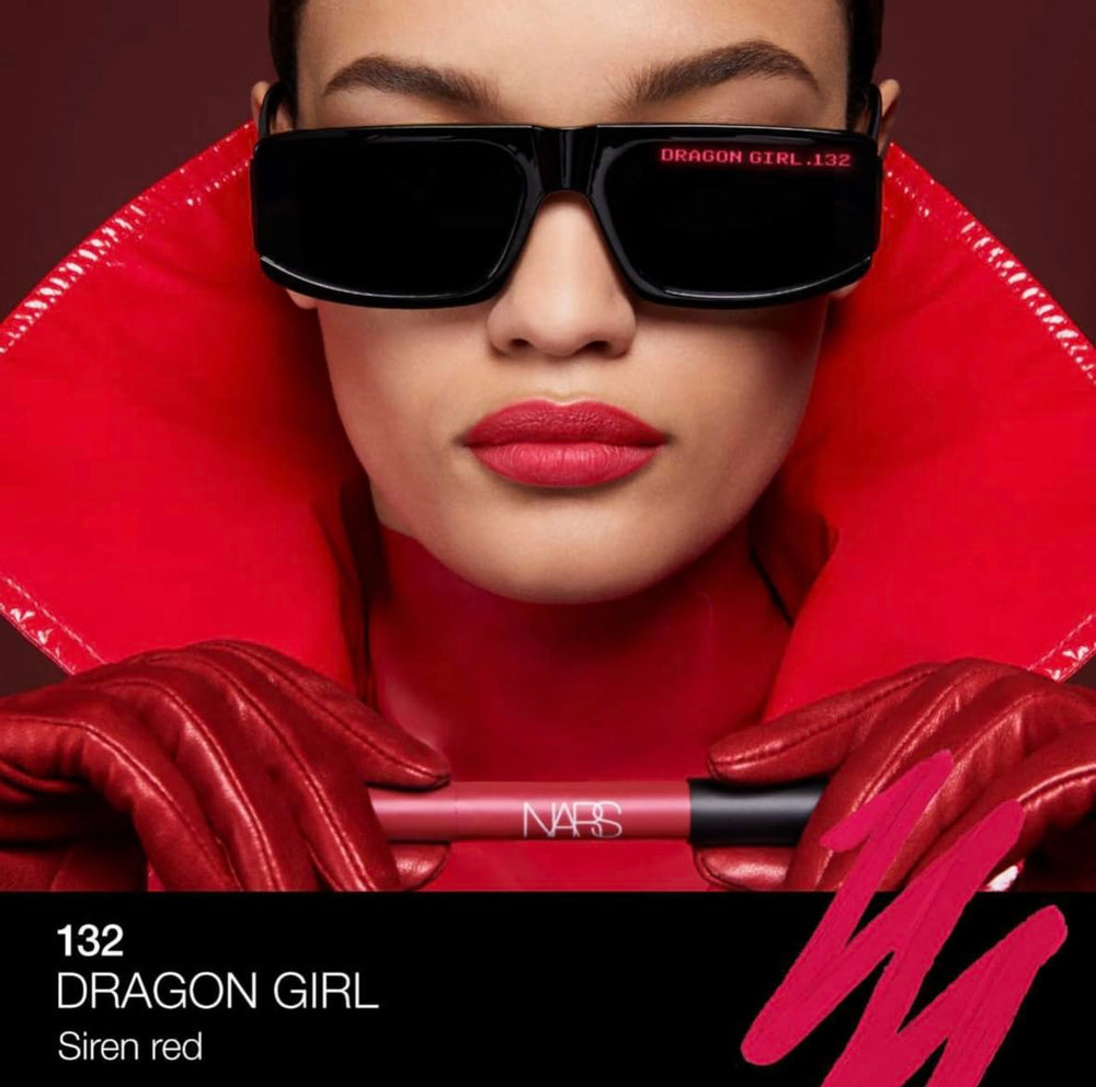 NARS38 transfer-proof finish showcases long-lasting, smudge-resistant color.