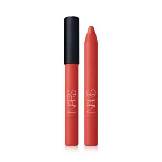 NARS Powermatte Kiss Me Deadly orange red lip pencil for bold color with long wear