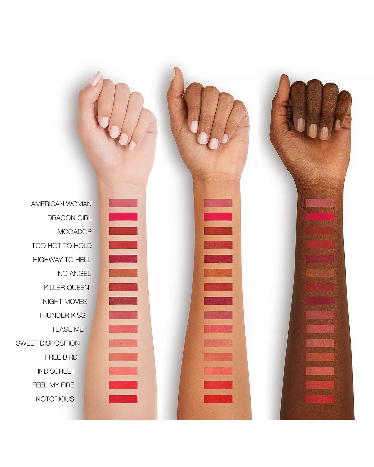 NARS Powermatte Mogador application close-up for precise color