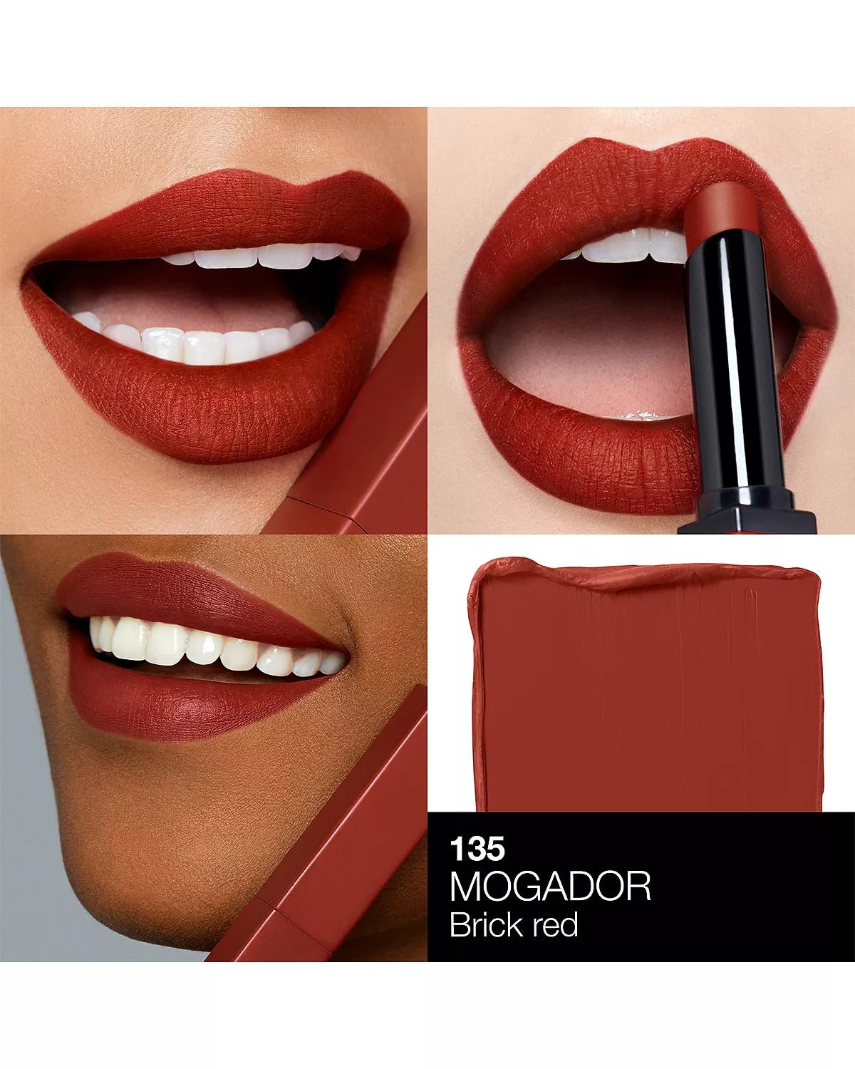 NARS Powermatte Mogador cap and bullet view with sleek design