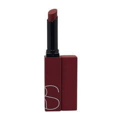 NARS Powermatte Mogador lipstick swatch shows bold matte pigment