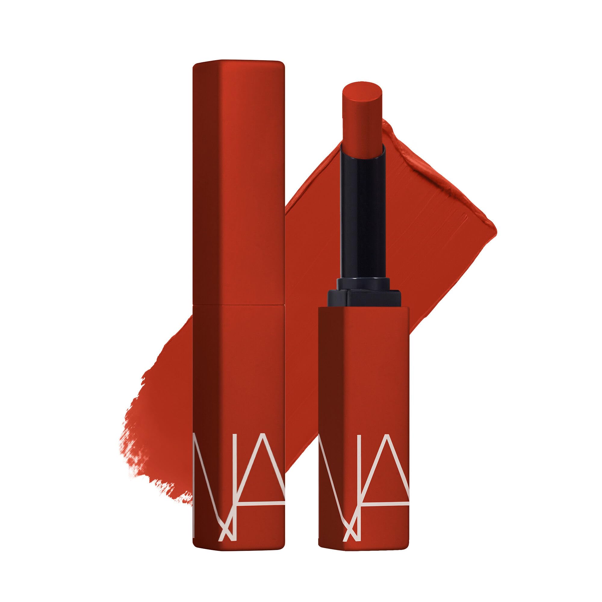 NARS Powermatte Lipstick Too Hot To Hold 133 close-up for bold, long-lasting color.