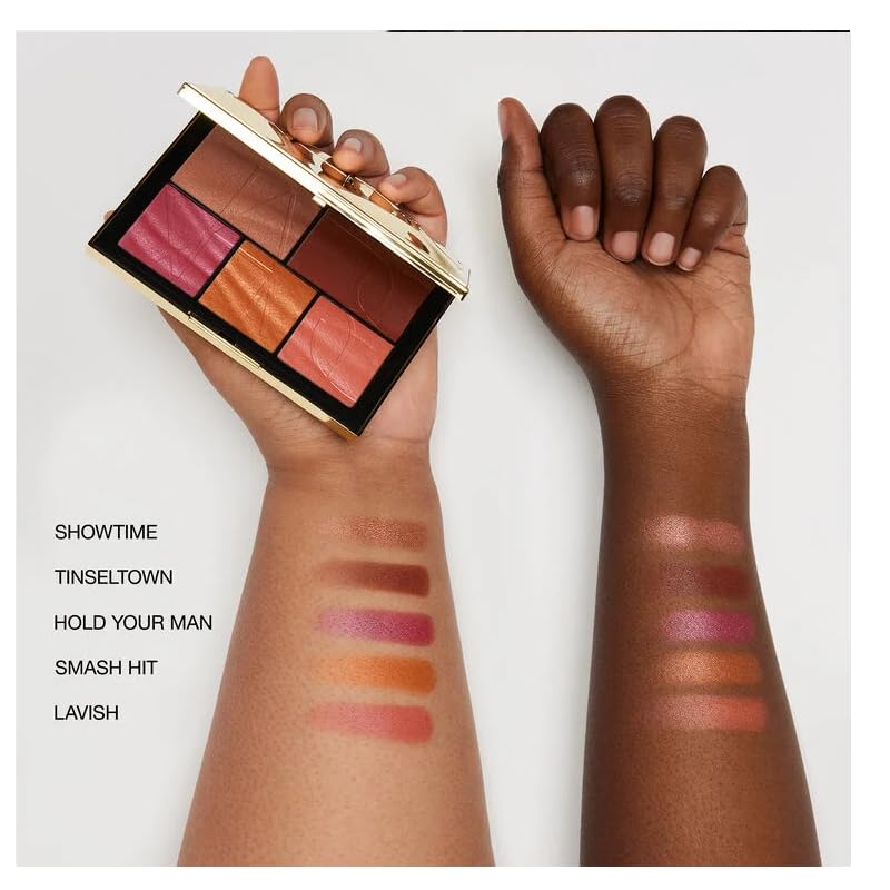 NARS Pure Luxury Palette II Lavish shade creates dirty rose mauve color with soft shimmer