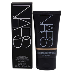 NARS Pure Radiant Tinted Moisturizer Alaska bottle showing lightweight coverage and SPF 30 protection