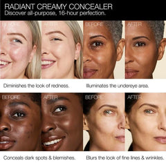 Layered application on blemish demonstrates buildable medium to high coverage