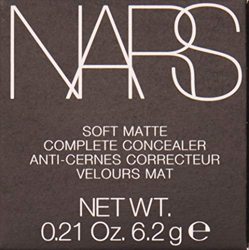 NARS Soft Matte Complete Concealer Macadamia swatches show true color and blur.