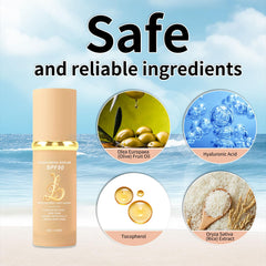Narvokey 4-in-1 foundation bare-face finish for natural look.