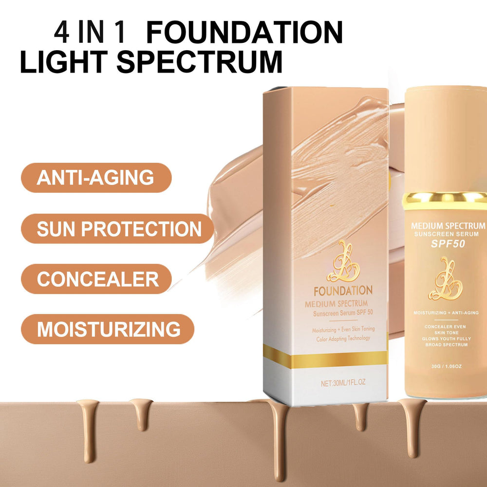 Narvokey 4-in-1 foundation hydrating cream formula keeps skin moisturized.