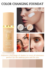 Narvokey 4-in-1 foundation with SPF 50+ for sun protection and even skin tone.