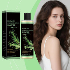 Narvokey Rosemary Shampoo texture close-up revealing creamy formula for smooth hair.