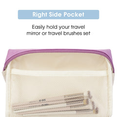 Narwey vibrant purple set helps locate essentials easily in your luggage