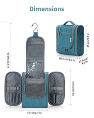 Narwey teal compact lightweight design fits easily in luggage