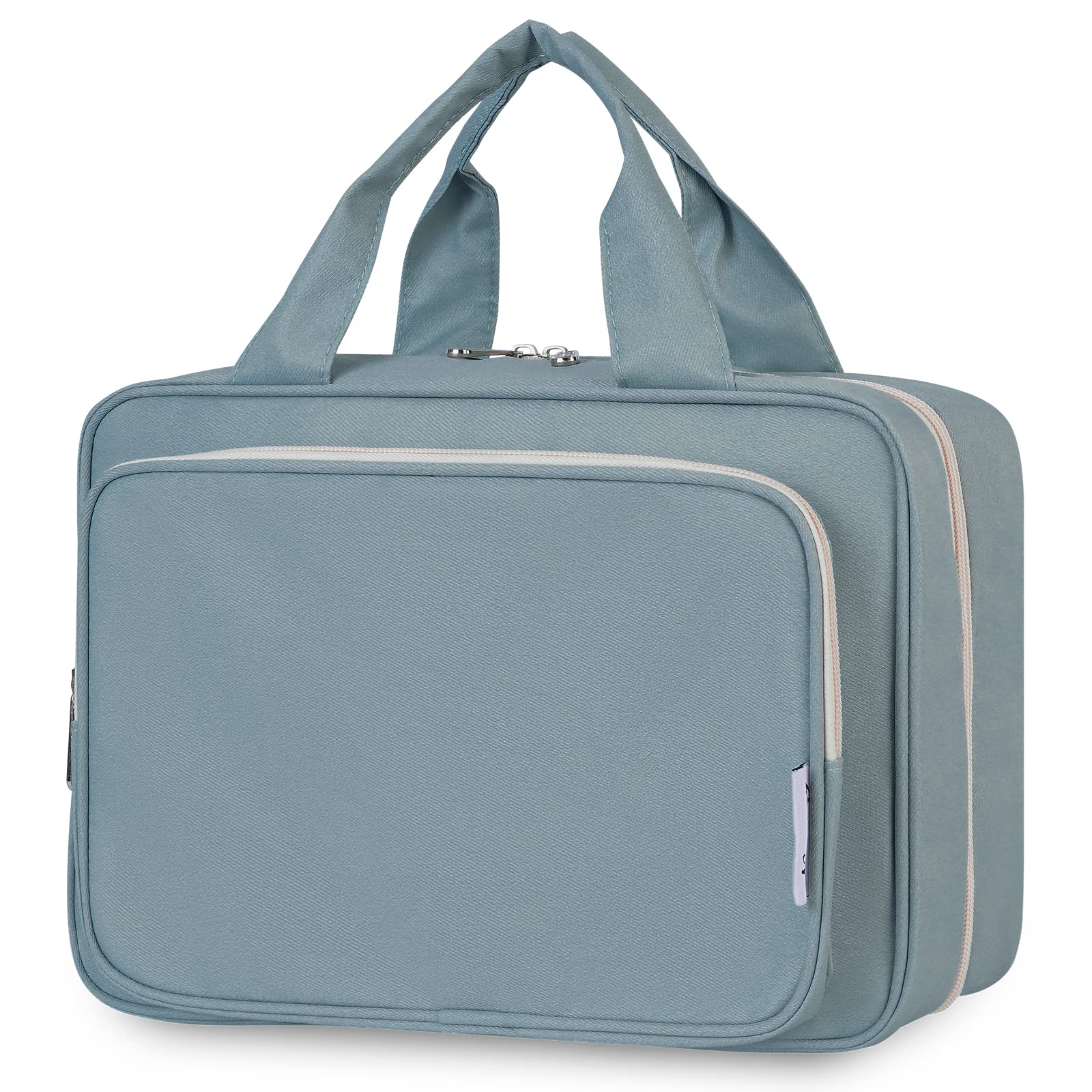 Narwey travel toiletry bag with large hanging design for easy access on trips.