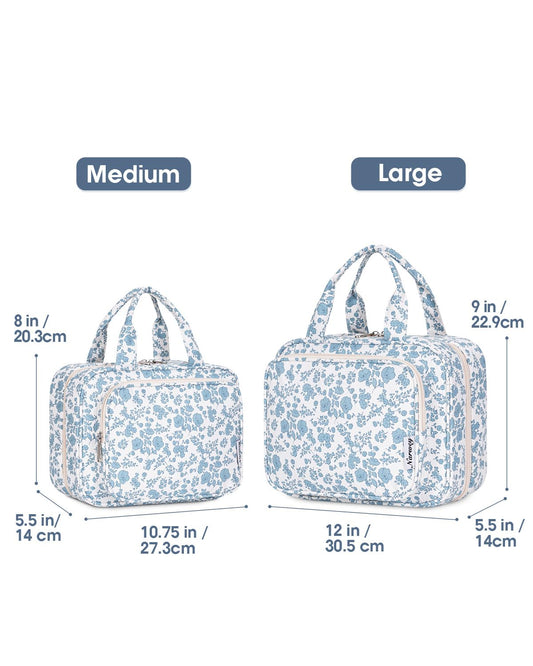 Narwey bag’s four compartments help items stay upright and easy to grab.
