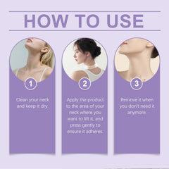 Nascence neck lift tape hypoallergenic material safe for sensitive skin