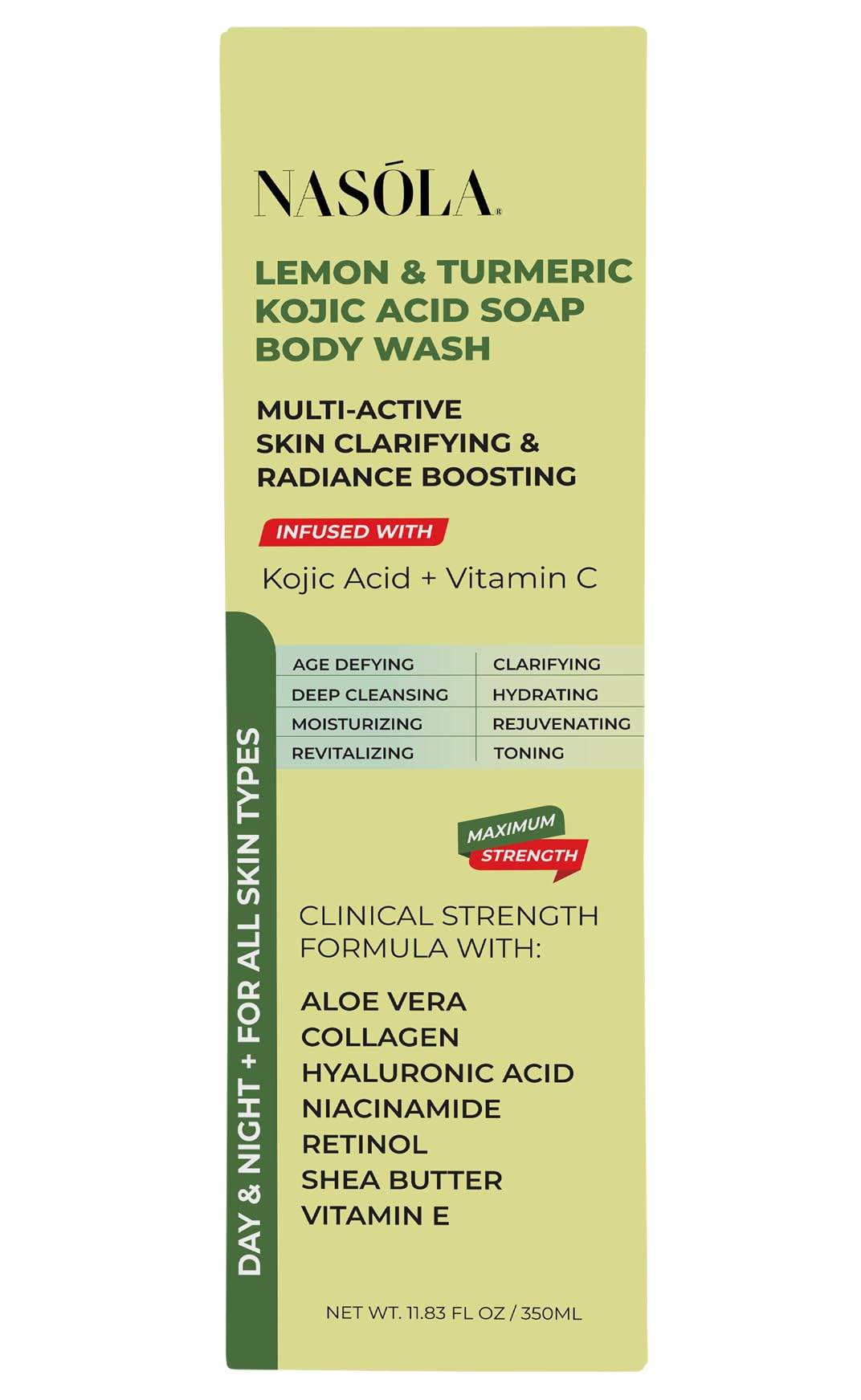 Nasola Hyaluronic acid highlight for lasting moisture and plump skin.