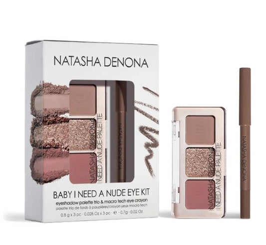 Natasha Denona Baby I Need A Nude Kit palette trio with Muse, Vague and Mesh for nude looks.