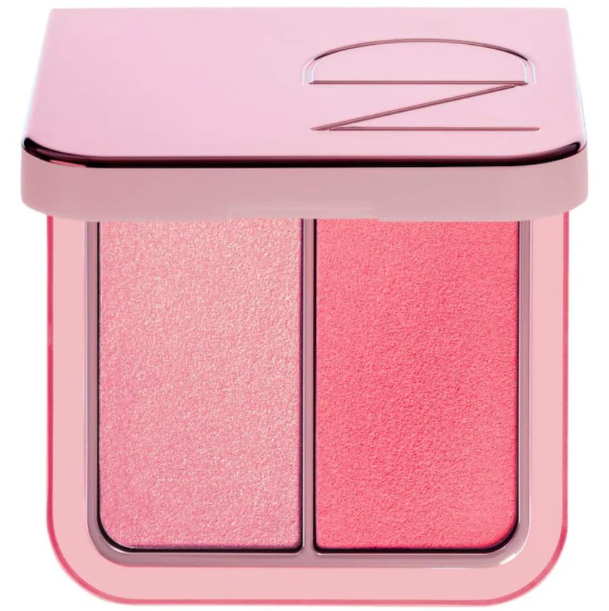 Natasha Denona Hy-Blush Cloudy compact showing the cream duo for a natural, buildable flush.