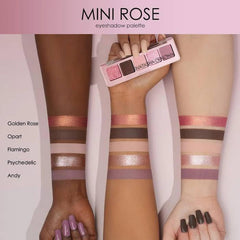 Natasha Denona Mini Rose Palette matte dark taupe for soft defined crease