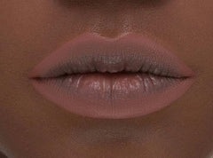 Natasha Denona Need A Nude Lip Crayon P3 Nina on lips with creamy matte finish.