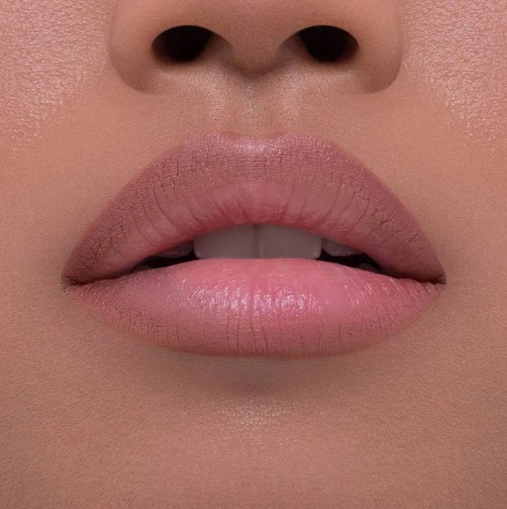 Natasha Denona Need A Nude Lip Crayon P3 Nina sharpened tip shows precise lip contour.