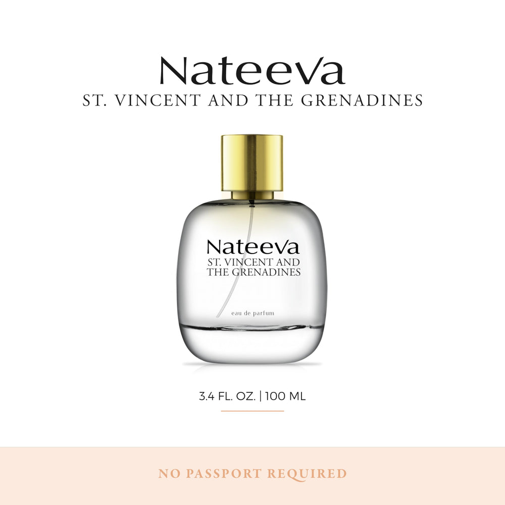 Nateeva St. Vincent Night Blooming Jasmine notes blend citrus and florals for a tropical, airy feel.
