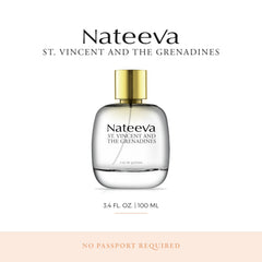 Nateeva St. Vincent Night Blooming Jasmine notes blend citrus and florals for a tropical, airy feel.