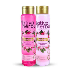 Nativa Herbal Onion Conditioner gloss close-up highlights shine and manageability