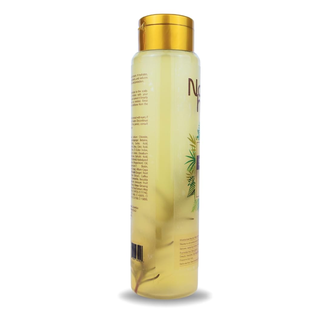 Product packaging highlights paraben-free, natural care for daily routines.