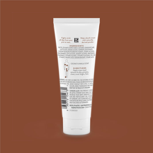 Native 72-hour odor protection label indicating long-lasting freshness