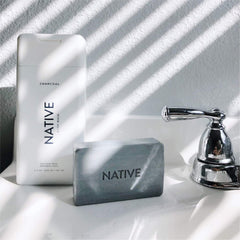 Native Body Wash 3 Pack sulfate-free label closeup on bottle