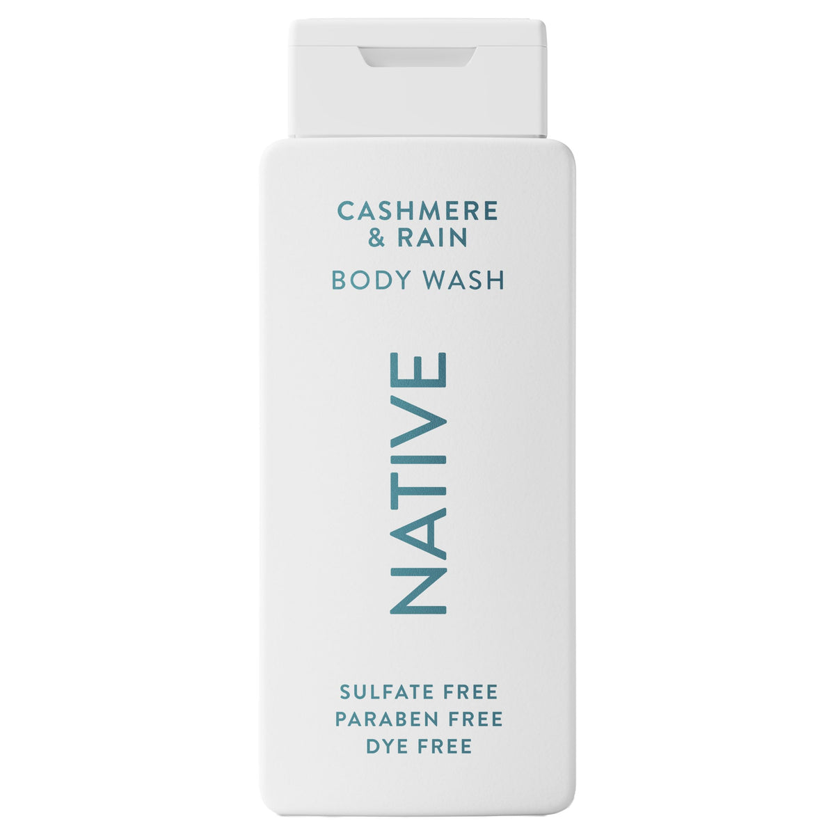 Native Body Wash cashmere bottle pour showing gentle cleansing and hydration