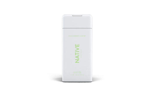 Native Body Wash Cucumber & Mint bottle for refreshing, hydrated skin