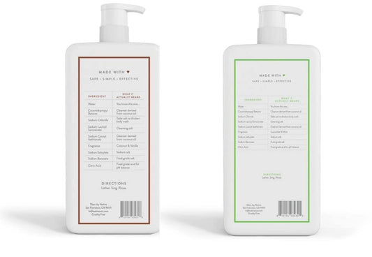 Native Body Wash Cucumber Mint bottle with pump for a cooling, invigorating shower.