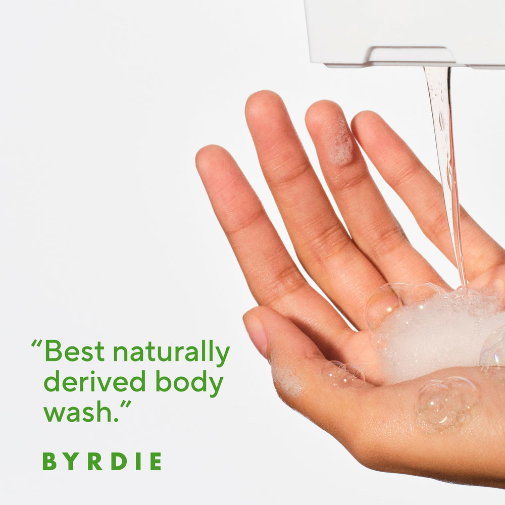 Native Body Wash cucumber mint pump-dispense provides easy, mess-free use