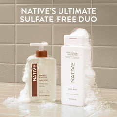 Native Body Wash fragrance sandalwood evokes spa-like relaxation.