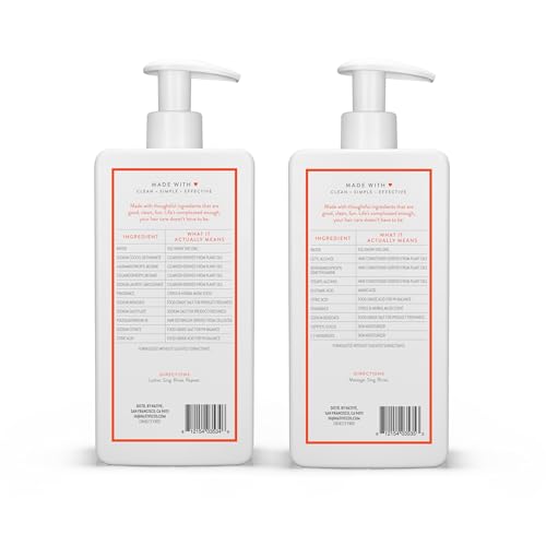 Native conditioner bottle front emphasizing nourishing formula for all hair types.