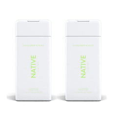 Native cucumber-mint body wash bottle 2: cooling mint sensation after workout.