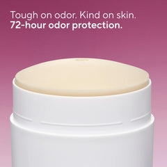 Native deodorant application swipe demonstrates smooth, residue-free use.