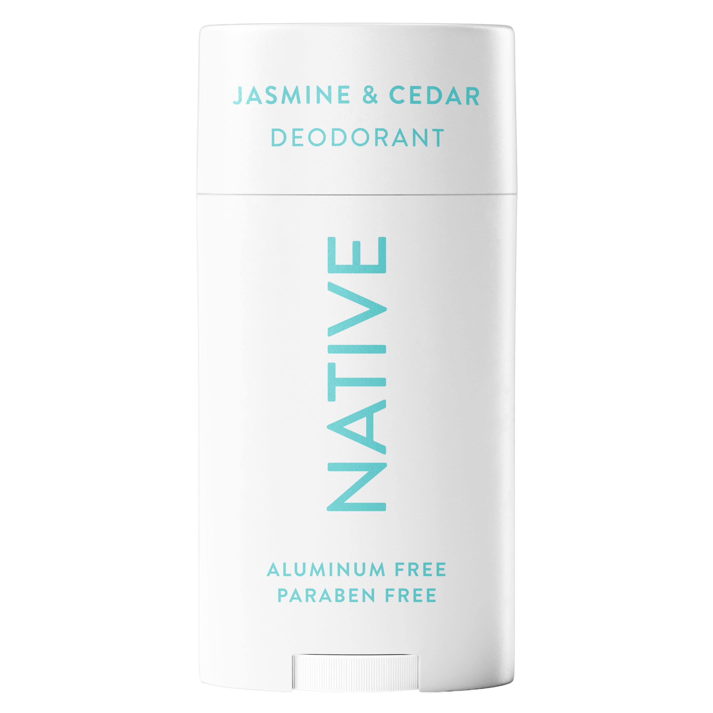 Native Jasmine & Cedar deodorant front view showing aluminum-free protection for daily use.