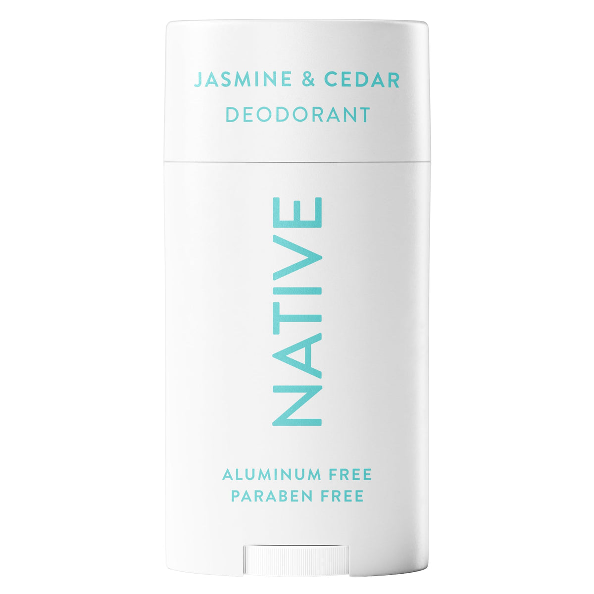 Native Jasmine & Cedar deodorant front view showing aluminum-free protection for daily use.