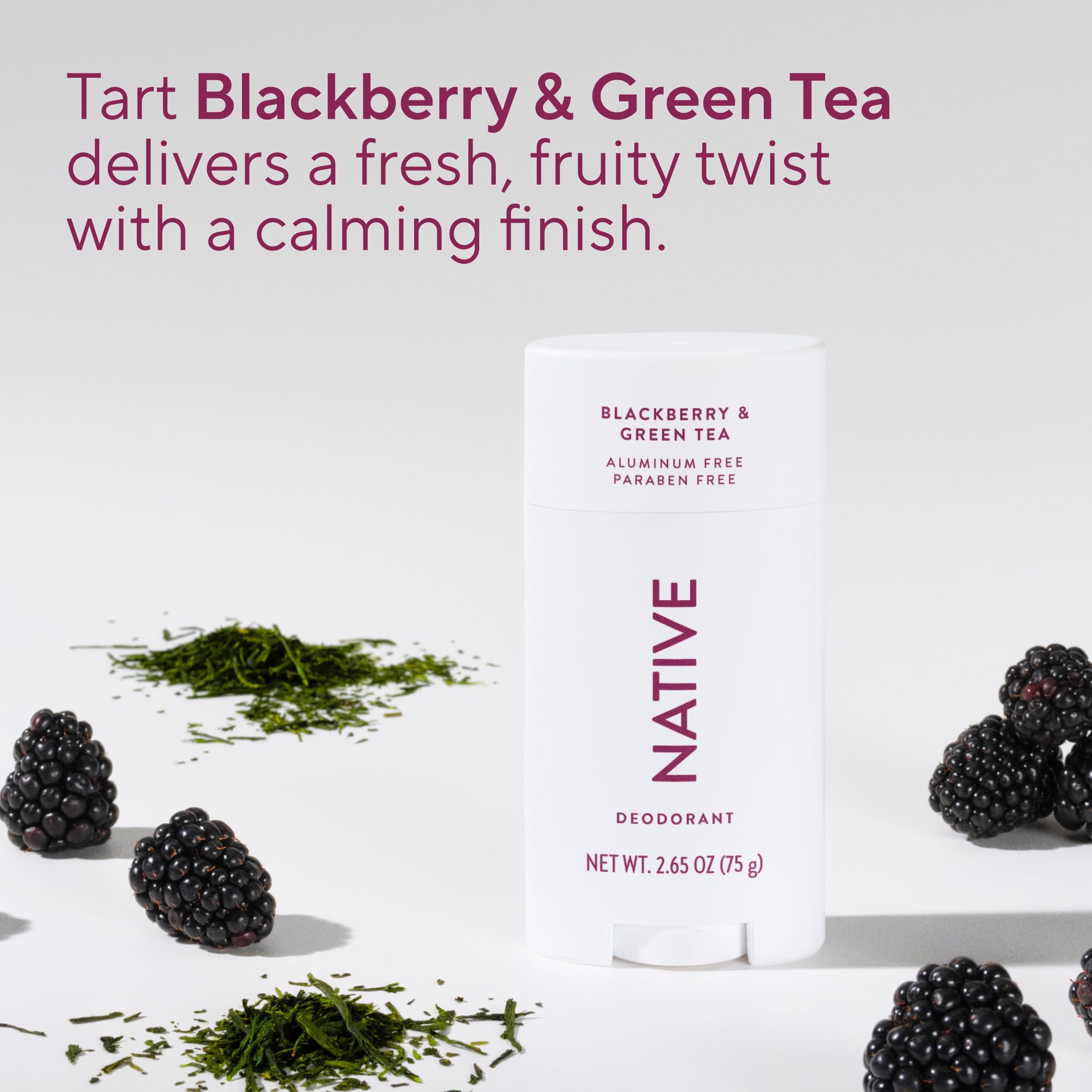 Native 72-hour protection feature shown for long-lasting underarm freshness.