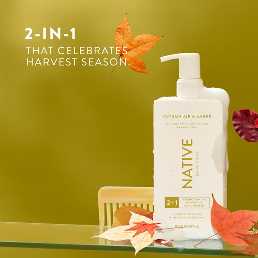 Native Desert Grass and Sandalwood fragrance profile on bottle for a calming routine