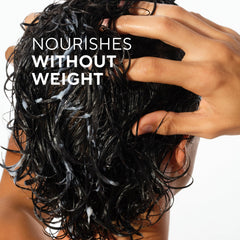 Native Ocean & Timber shampoo lather on wet hair for a light cleanse