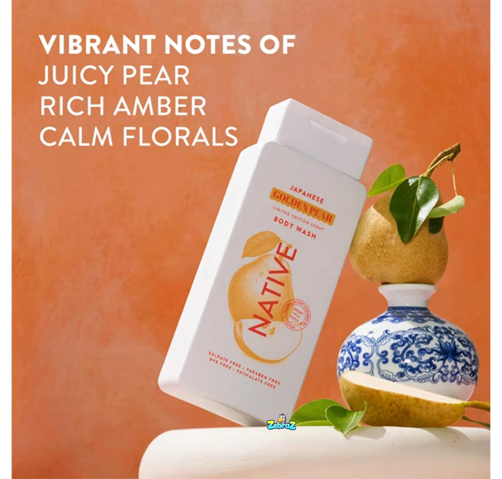 Native Passport Global Flavors packaging display invites a global shower routine.